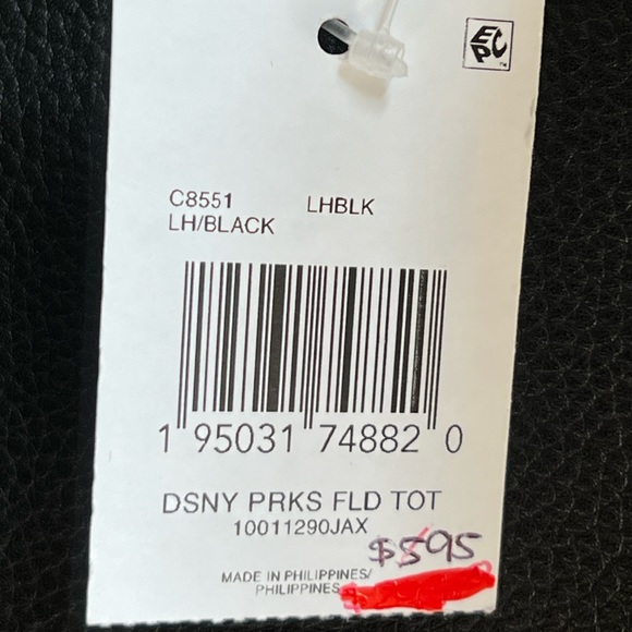 C8551- Disney X Coach Field Tote with Walt Disney World Motif - Picture 8 of 13